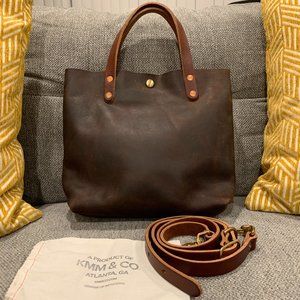 KMM & Co Mini Tote in Brown Kodiak
